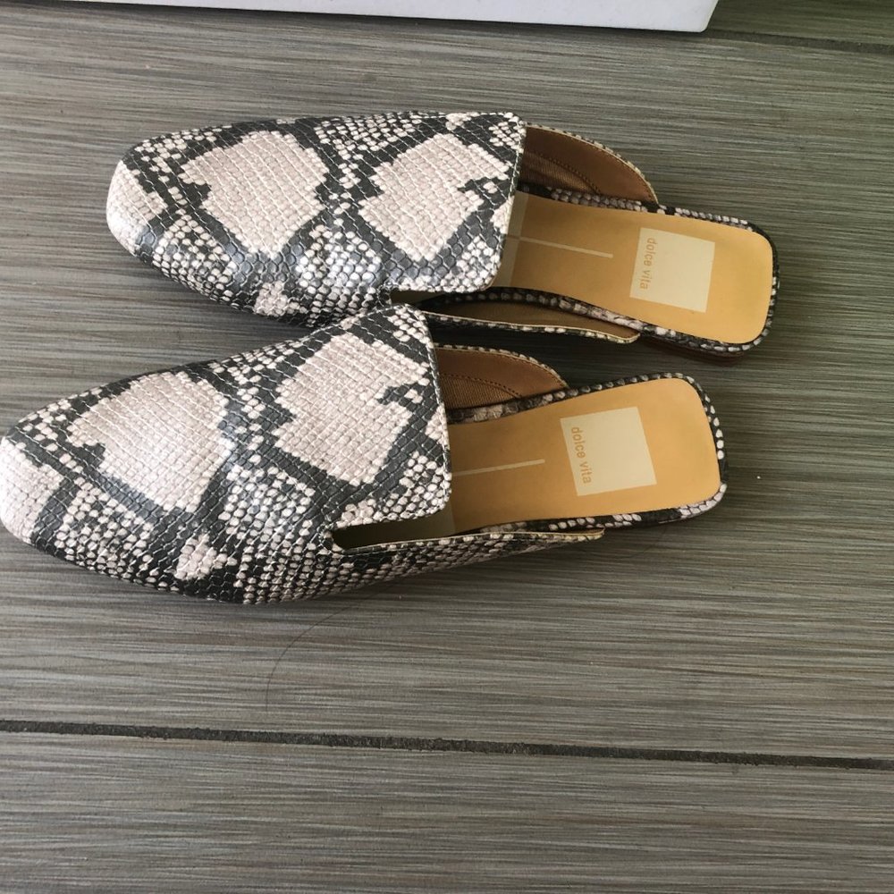NEW Dolce Vita Snake Skin Print Stella Bree Mule - Picture 6 of 8